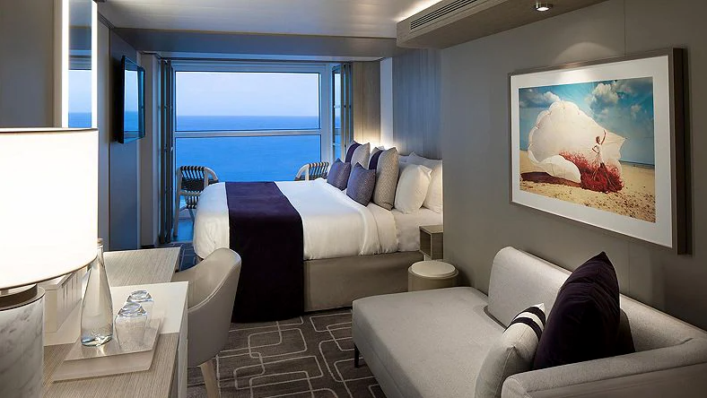 Edge Stateroom with Infinite Veranda